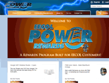 Tablet Screenshot of eecolpowerrewards.com